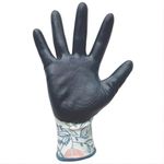 Guantes de Jardinería de Nitrilo con Diseño Floral Multicolor Talla S