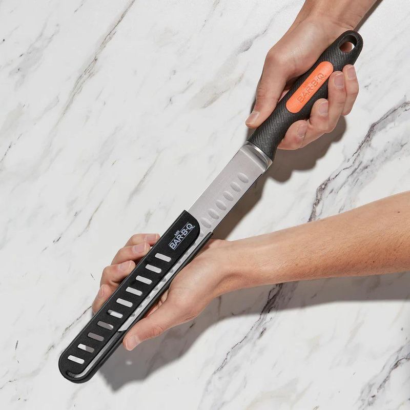 Cuchillo Trinchante para Parrilla con Hoja de Acero al Carbono 8 Plg