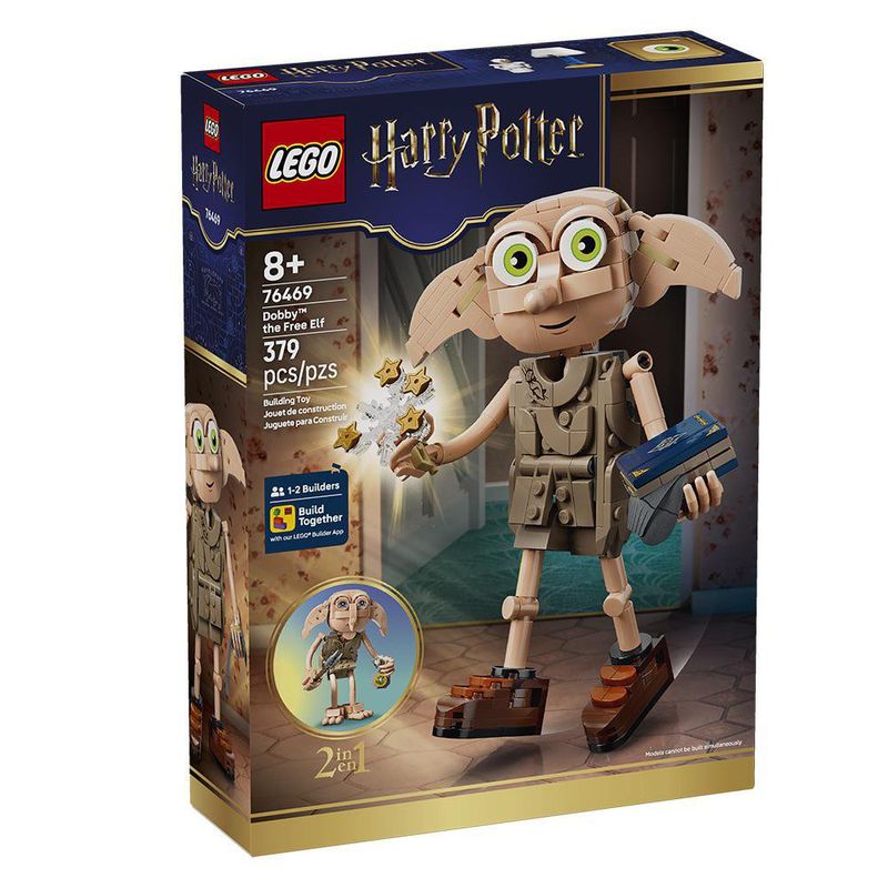 LEGO Harry Potter Dobby el Elfo Libre #76469 de 379 piezas