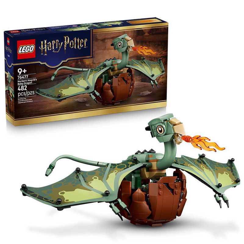LEGO Harry Potter Norberto: Dragón Bebé de Hagrid #76477 de 482 piezas