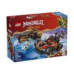 LEGO Ninjago Vehículos Combinables de Kai y Cole #71864 de 394 piezas