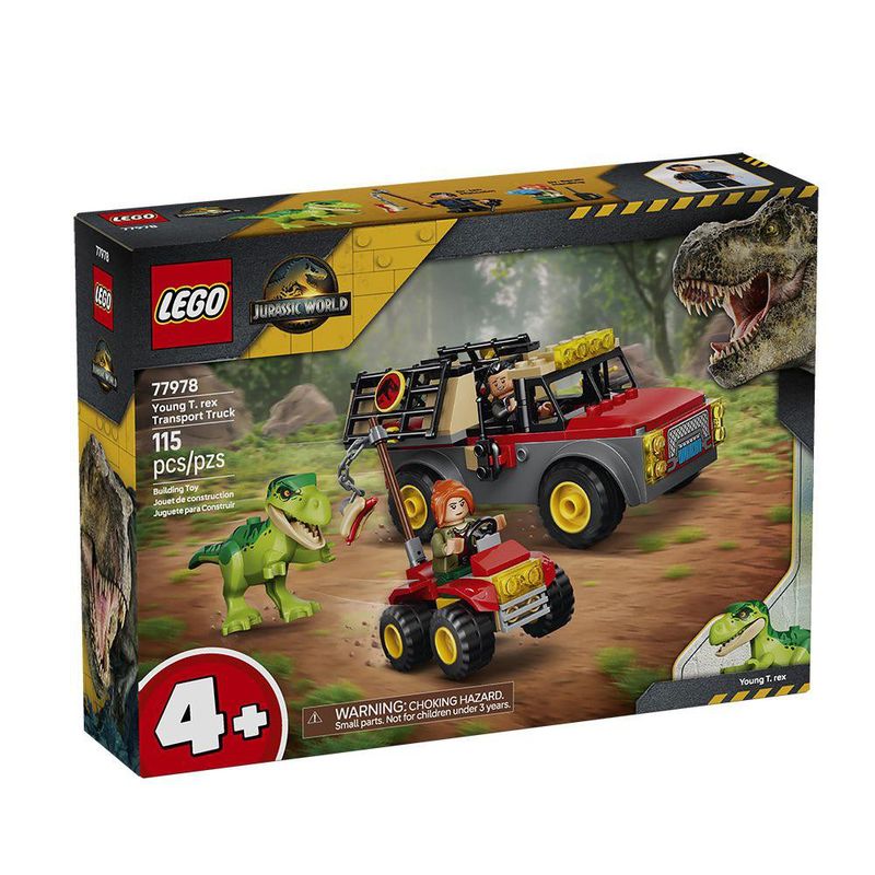 LEGO Jurassic World Camión de Transporte del T. rex Joven #77978 de 115 piezas