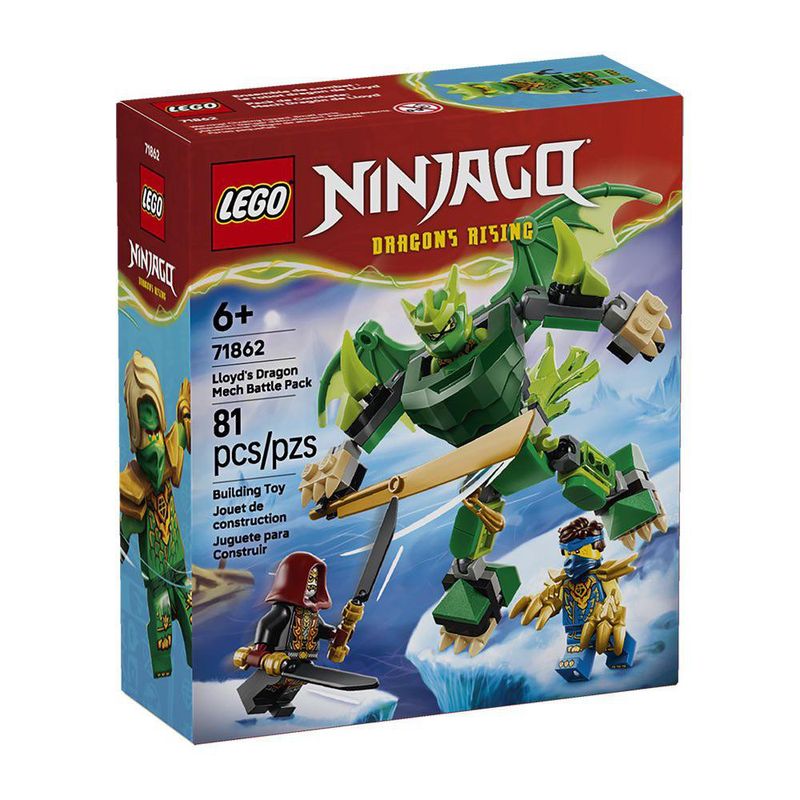 LEGO Ninjago Pack de Combate: Meca Dragón de Lloyd #71862 de 81 piezas