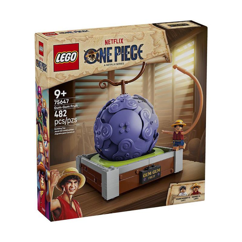 LEGO One Piece Fruta Gum-Gum #75647 de 482 piezas