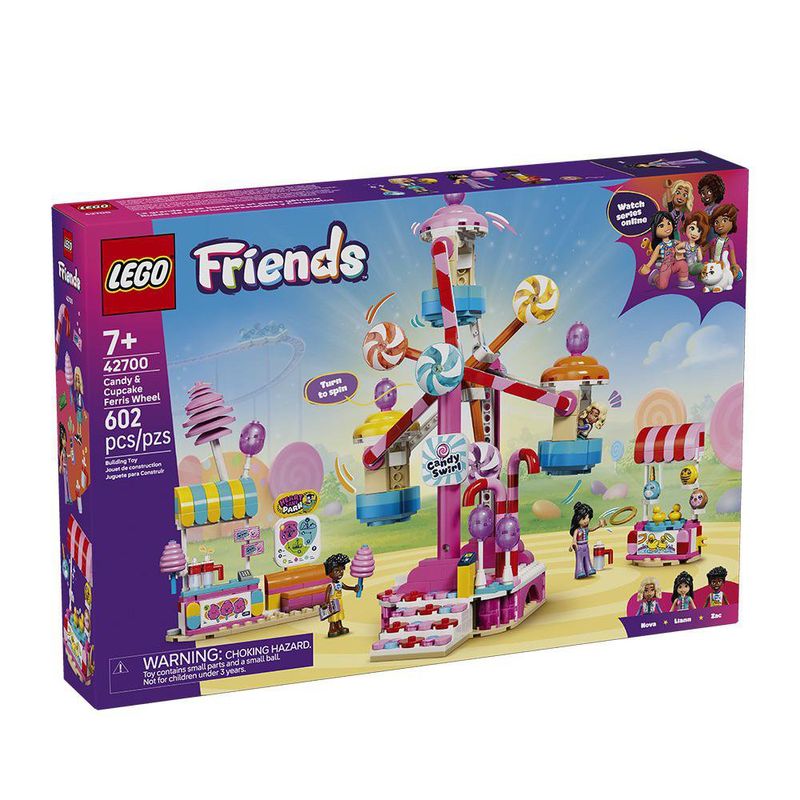 LEGO Friends Rueda de la Fortuna: Cupcakes y Golosinas #42700 de 602 piezas