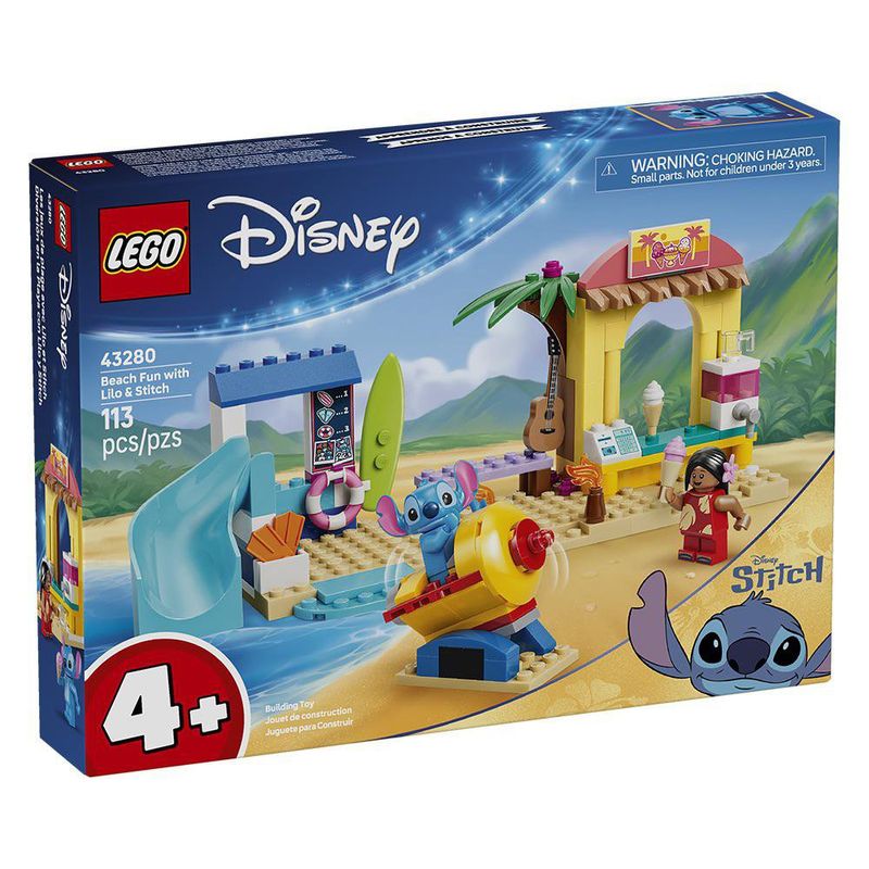 LEGO Disney Diversión en la Playa con Lilo y Stitch #43280 de 113 piezas