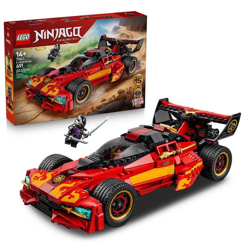 LEGO Ninjago Charger Ninja X-1 15º Aniversario #71867 de 691 piezas