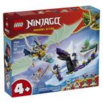 LEGO Ninjago Batalla del Dragón de Hielo de Zane #71865 de 141 piezas