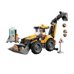 LEGO City Cargadora Retroexcavadora Amarilla #60480 de 301 piezas