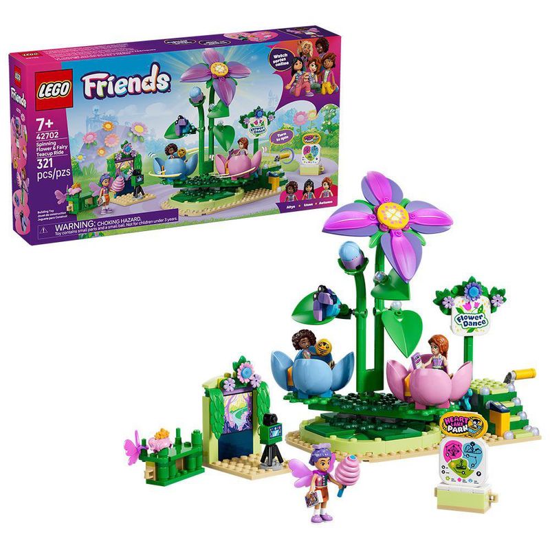 LEGO Friends Tazas Locas: Flores y Hadas #42702 de 321 piezas