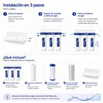 Filtro de Agua Triple con Grifo y Soporte