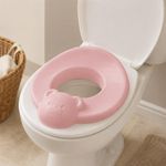 Asiento Reductor para Inodoro Fofura Diseño Oso Color Rosado