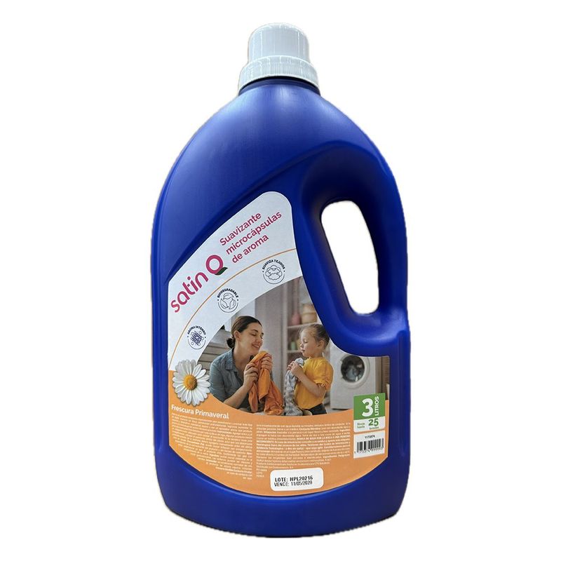 Suavizante Líquido para Ropa con Perlas de Aroma a Frescura Primaveral de 3 litros