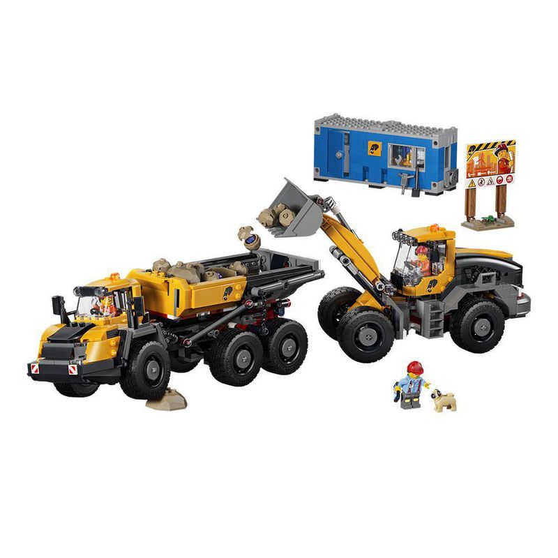 LEGO City Camión de Volteo y Cargadora Frontal #60494 de 1132 piezas