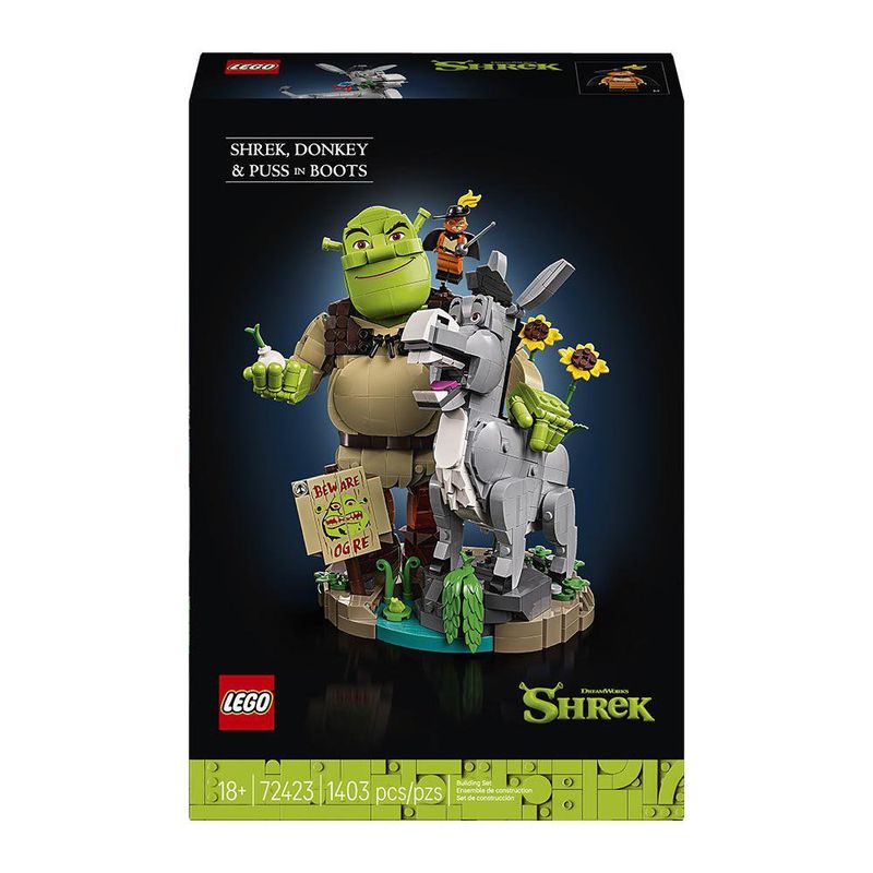 LEGO Shrek, Burro y el Gato con Botas #72423 de 1403 piezas