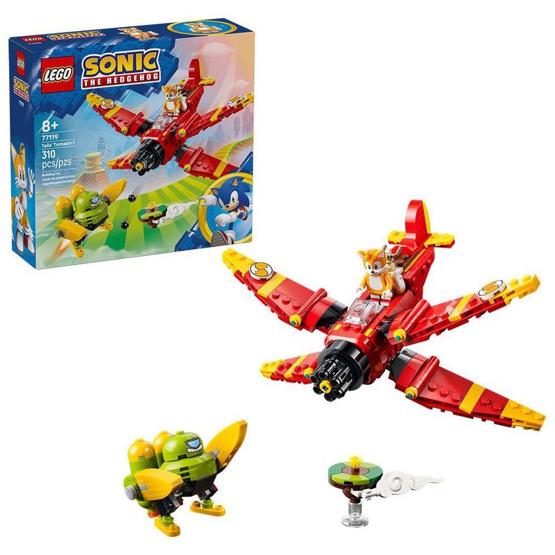 LEGO Sonic the Hedgehog Tornado-1 de Tails # 77119 de 310 piezas