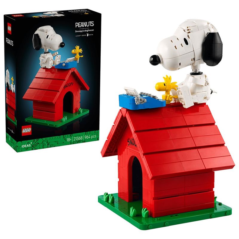 LEGO Ideas Peanuts: La Casa de Snoopy #21368 de 964 piezas