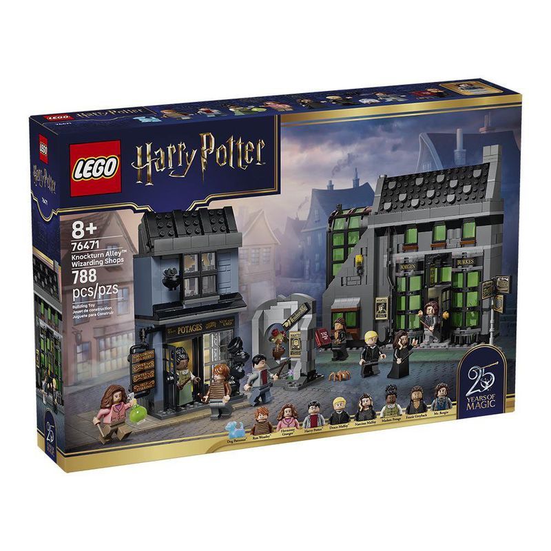 LEGO Harry Potter Tiendas Mágicas del Callejón Knockturn #76471 de 788 piezas