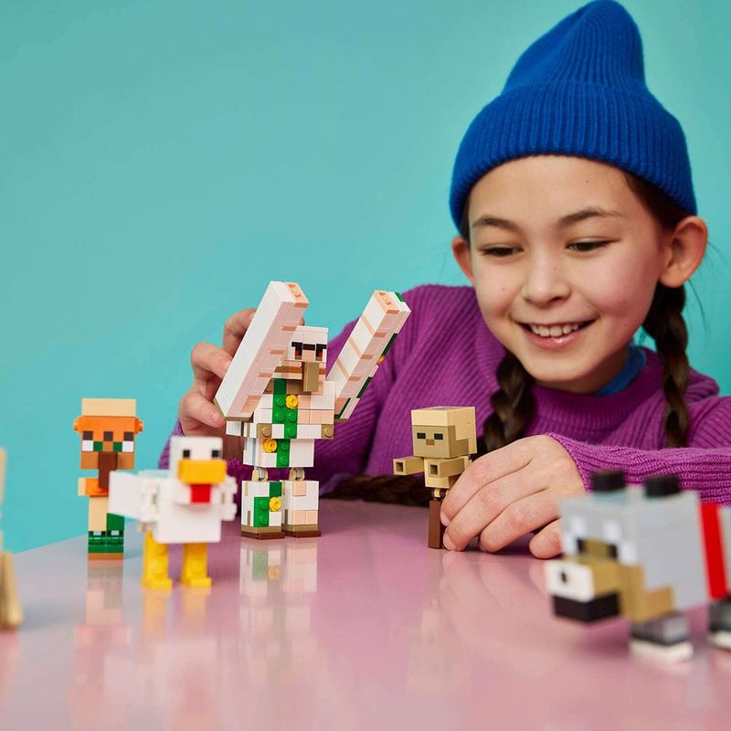 LEGO Minecraft Ataque del Jinete a Gallinas en el Desierto #21592 de 428 piezas