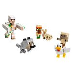 LEGO Minecraft Ataque del Jinete a Gallinas en el Desierto #21592 de 428 piezas