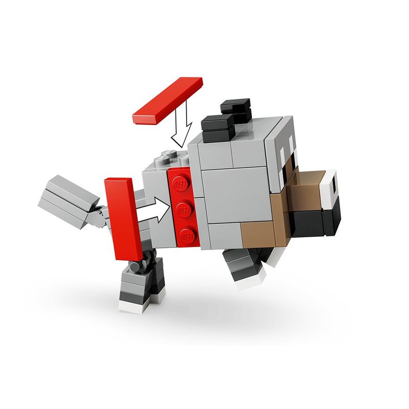 LEGO Minecraft Ataque del Jinete a Gallinas en el Desierto #21592 de 428 piezas