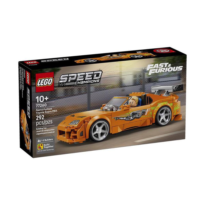 LEGO Speed Champions Toyota Supra MK4 de Fast and Furious #77260 de 292 piezas