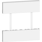 Cubierta para Tomacorriente Living Now de 3 Módulos en Color Blanco