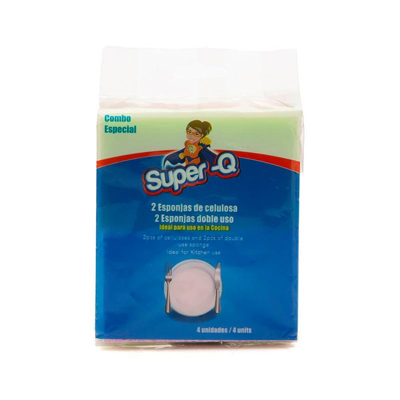 Combo-Esponjas-De-Cocina-4-Pzas----Super-Q