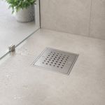 Reposadera Cuadrada de Acero Inoxidable de 5.75 Plg para Baño