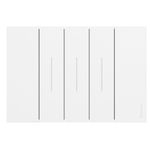 Placa Living Now de 3 Módulos en Color Blanco de 125 x 86 mm