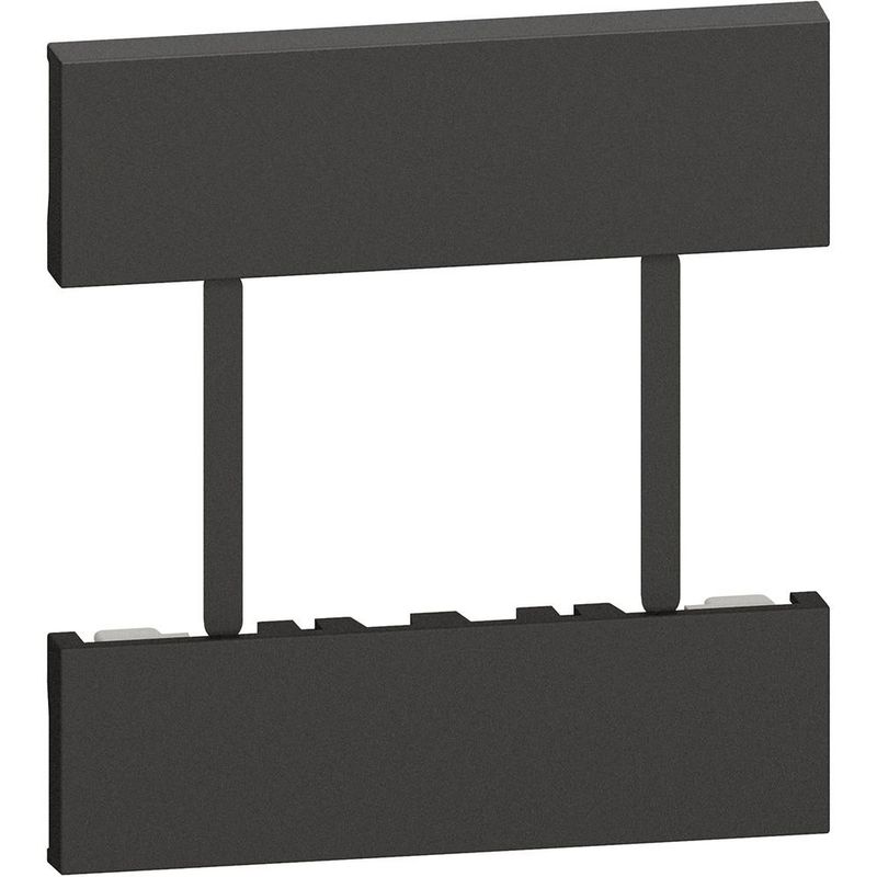 Cubierta para Tomacorriente Euroamericano Living Now de 3 Módulos en Color Negro