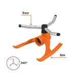Aspersor Rotativo de Metal 360° con 3 Brazos Alcance de 13 Metros