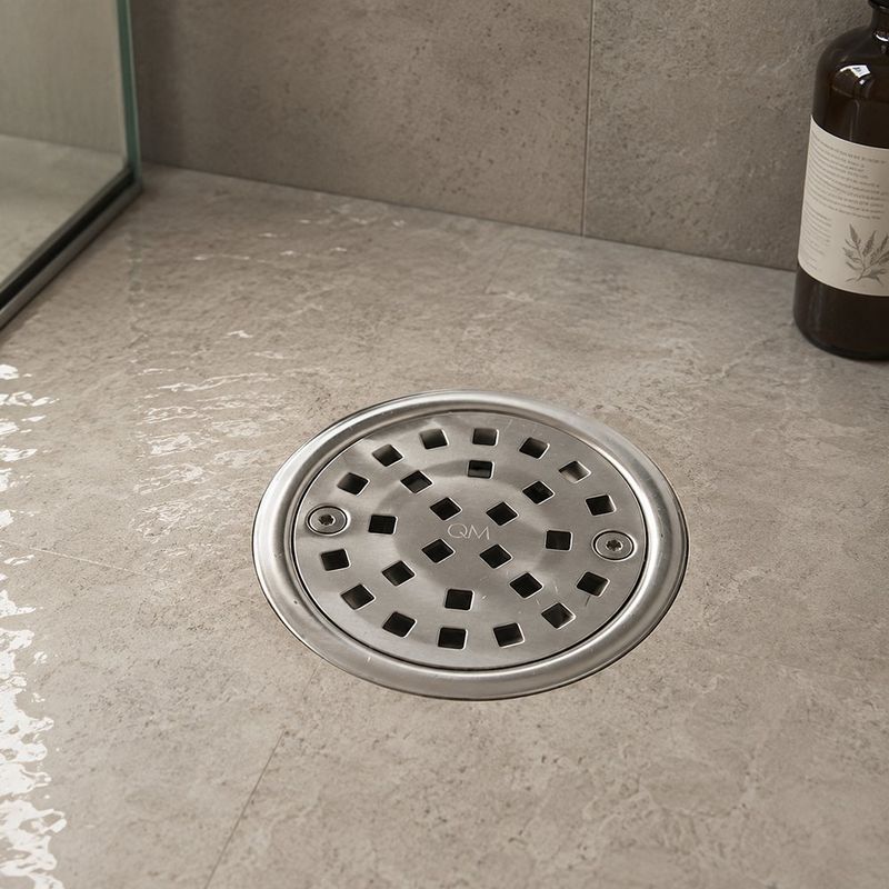 Reposadera Redonda de Acero Inoxidable de 4 Plg para Baños