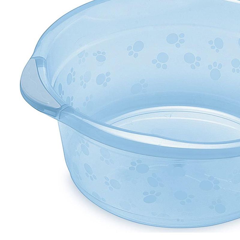 Palangana Infantil Multiuso para Baño Translúcida Color Celeste