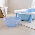 Palangana Infantil Multiuso para Baño Translúcida Color Celeste