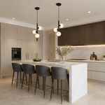 Lámpara Colgante Moderna de 3 Luces Base G9 para Bombillos LED 5W Acabado Negro
