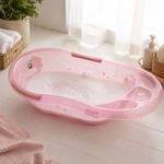 Bañera Infantil Conforto Translúcida de 22 Litros Color Rosado
