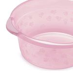 Palangana Infantil Multiuso para Baño Translúcida Color Rosado