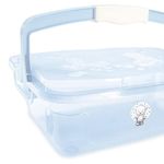 Organizador Infantil Multiuso con Asa de 5 Litros Color Celeste