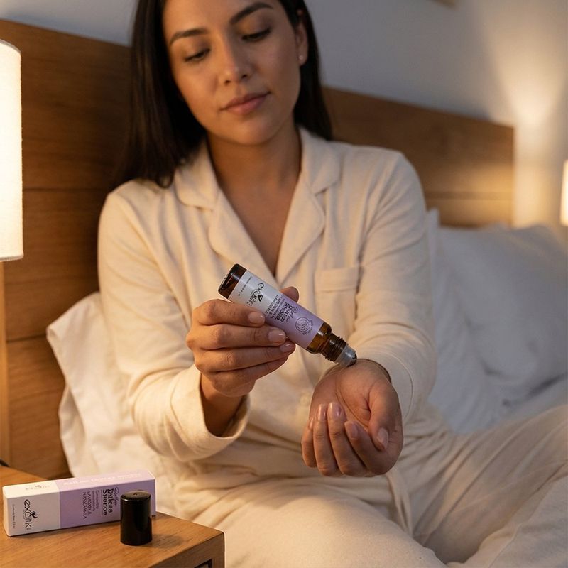 Roll On de Aromaterapia Dulces Sueños 10 mL con Aceites Esenciales de Lavanda y Manzanilla