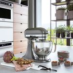 Batidora de Pedestal KitchenAid Artisan 4.7 L 325 W Color Plateado