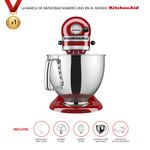 Batidora de Pedestal KitchenAid Artisan de 4.7 L 325 W Color Rojo