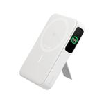 Batería Portátil MagGo con Carga Inalámbrica de 10000mAh 15W Qi2 Blanco