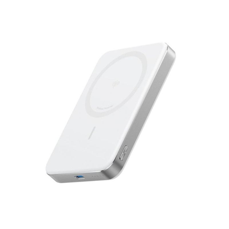 Batería Portátil MagGo con Carga Inalámbrica de 10000mAh 15W Qi2 Blanco