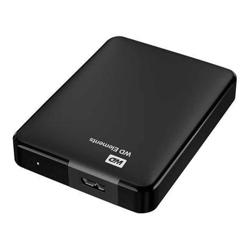 Disco Duro Externo Portátil WD Elements de 1TB con USB 3.0 en Color Negro
