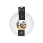 Frutero con Tapa Tipo Rejilla de Metal para Cocina Color Blanco