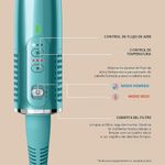 Cepillo Secador Shark Glossi 2 en 1 Azul Metálico
