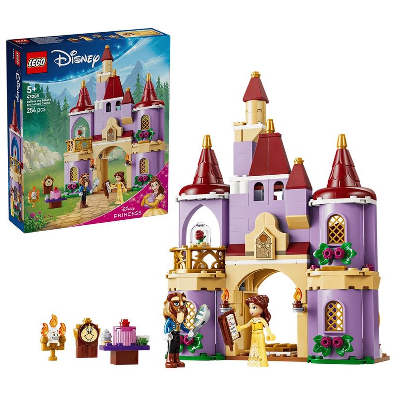 LEGO Disney Princess Castillo Encantado de Bella y la Bestia #43289 con 238 Piezas