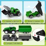 Set de Granja de Juguete con Animales y Vehículos Agrícolas Incluidos