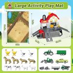 Set de Granja de Juguete con Animales y Vehículos Agrícolas Incluidos